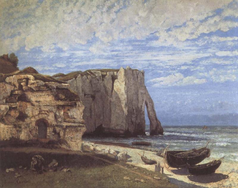 Gustave Courbet The Cliff at Etretat after the Storm oil painting image